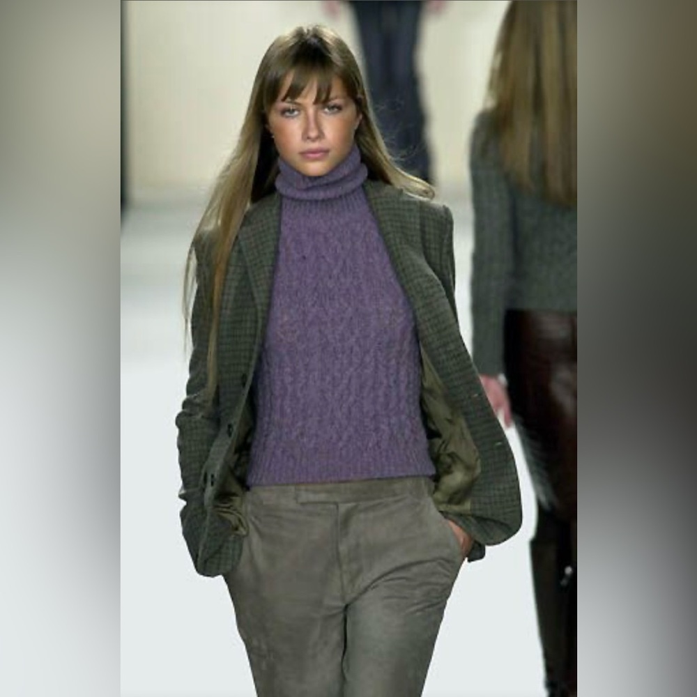 Ralph Lauren Purple Label Cashmere Cable Knit Top as seen on Rachel on Friends - Picture 8 of 17